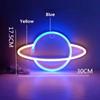 LED Wall Lights Art Lamp Planet Neon Sign Lantern Decorative Wall Lamp