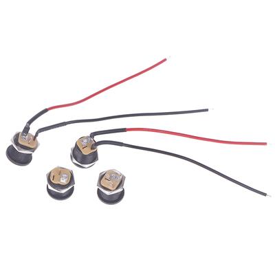 5/10pcs 5.5 X 2.1mm 5.5*2.5mm Convenient Snap Type DC Power Jack Socket Female Panel Mount Connector Port