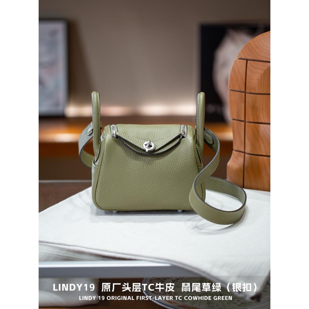Kazilan Lindi 19cmTC Leder Arzttasche Hardware Handheld Umhängetasche Schultertasche Damen Tasche Trend