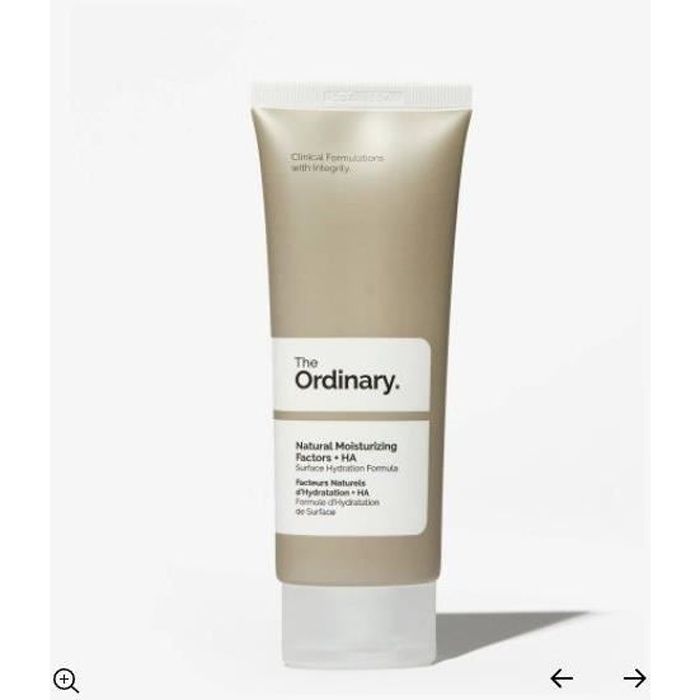 Hydratant - The Ordinary - FACTEURS D'HYDRATATION NATURELS + HA - 50 ml - Végan - Tous types de peau