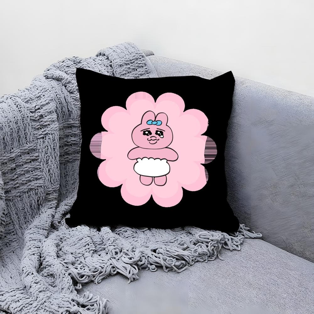 Kawaii O-Opanchu Usag Cushion Cover Comfortable Reversible Pillow Cover Ideal for Car Sofa Bedroom & Beyond