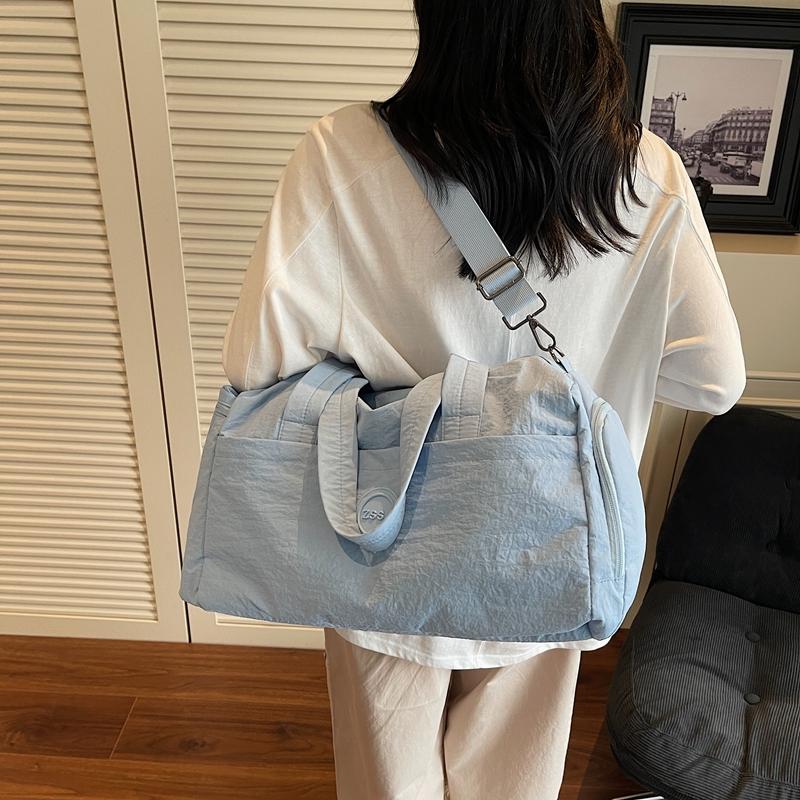 Lightweight Sports Fitness Bag Separation Shoes Bags Outdoor Short Trip Bag Large Capacity Commuter Shoulder Bag Dry Wet Separation