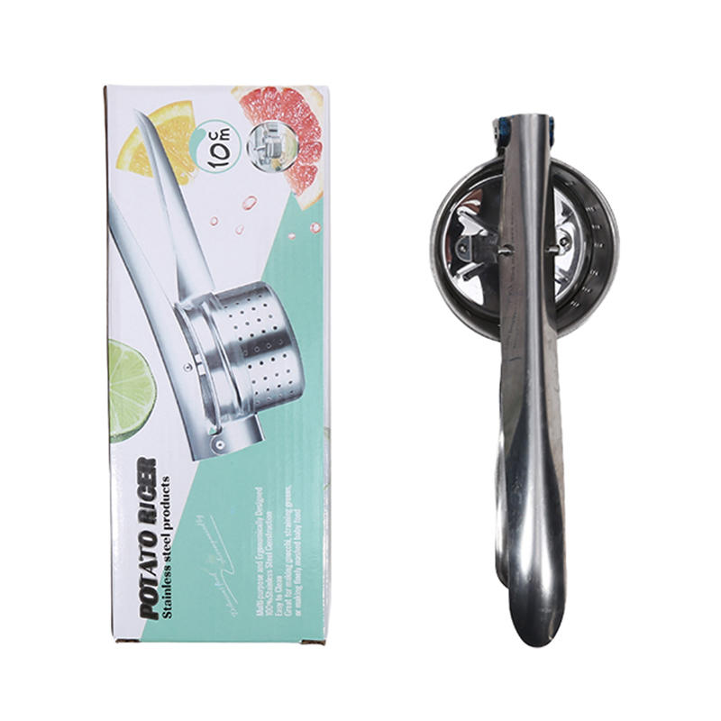 Manuell saftpresse i rustfritt stål Granateple Sitronsaftpresser Håndpress Sitronsukker Juice Kjøkken Frukt Grønnsaksverktøy