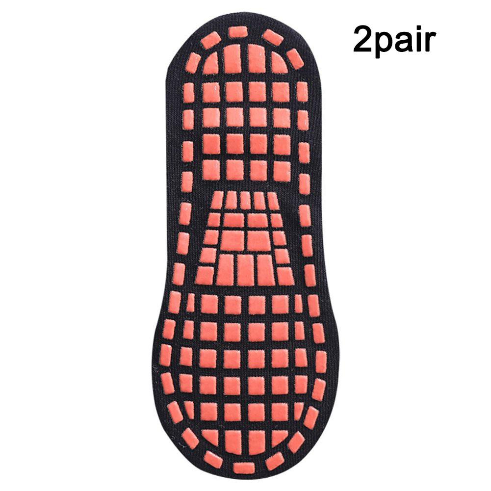 Protiskluzové ponožky Černá bavlna Masážní Protiskluzové Unisex
