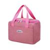 Tragbare Isolierte Thermische Lunchtaschen Tasche Reißverschlussversiegelung Große Kapazität Pendeln Büro Outdoor Picknick Schule Brunch Tragetasche