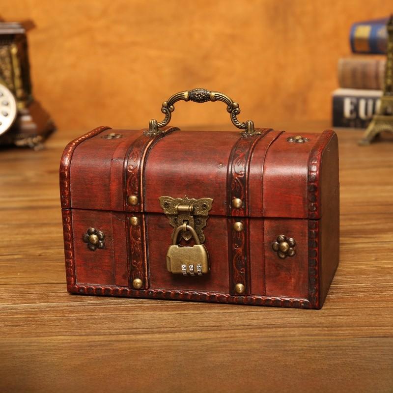 Organizer Wooden Classic Boxes For Desk Storage And Home Gifts Decorations