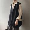 Women's Blazer Vest Coat Spring Autumn Loose Comfortable Suit Waistcoat Sleeveless High End Ladies Jacket