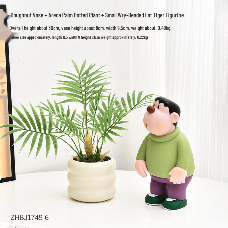 Bionic Bonsai Artificial Green Plants - Desktop Potted Decor for Home or Office