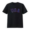 USA Team for Patriotic Independence Day On 4th of July Womens T Shirt Vintage Washed Versatile Fashion Casual Designer Clothes