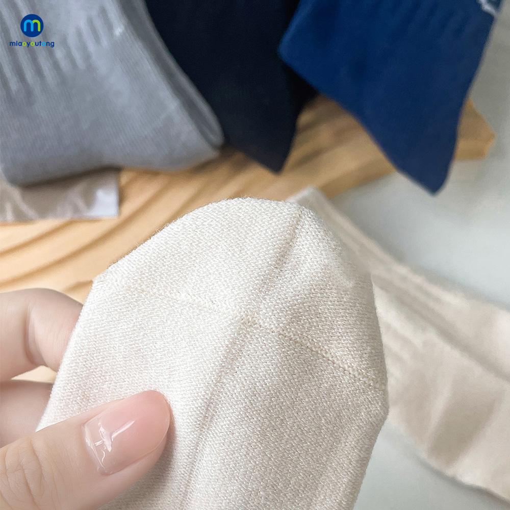 5 Pairs /Lot Baby Soft Breathable Boneless Combed Cotton Socks Boys Girls Casual Kids School Sports Children's Socks Miaoyoutong