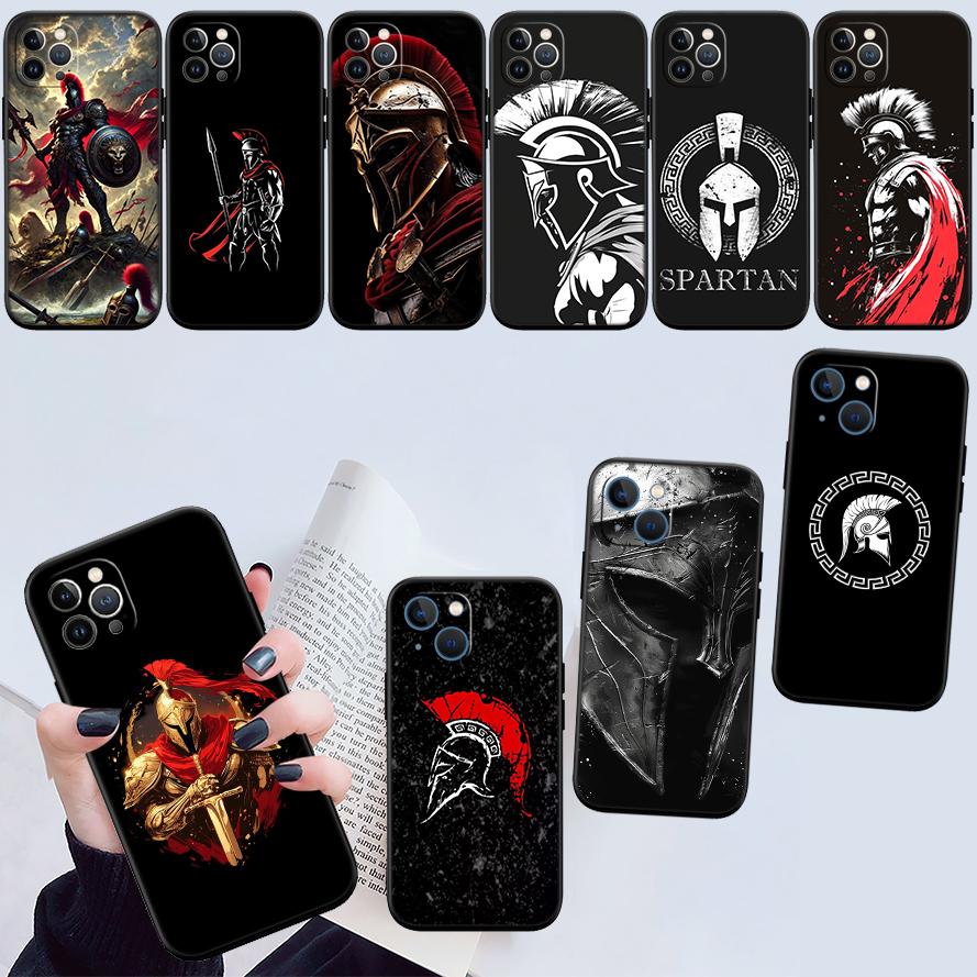 Spartan Warrior Shell Phone Case for Samsung Galaxy Note 8 9 10 20 S23 S24 S25 Ultra FE Plus Edge Lite