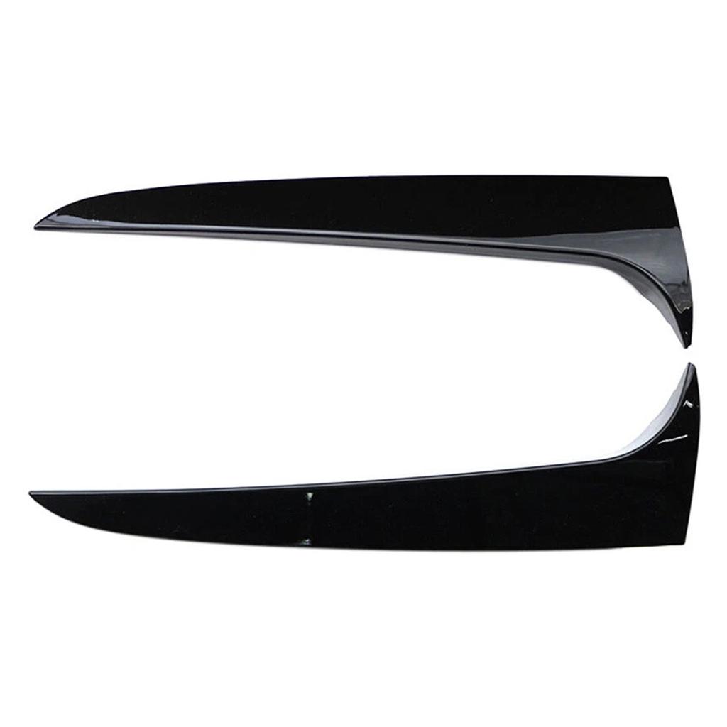 Gloss Black Pair Rear Window Side Wing Spoiler For BMW X3 F25 2011-2017