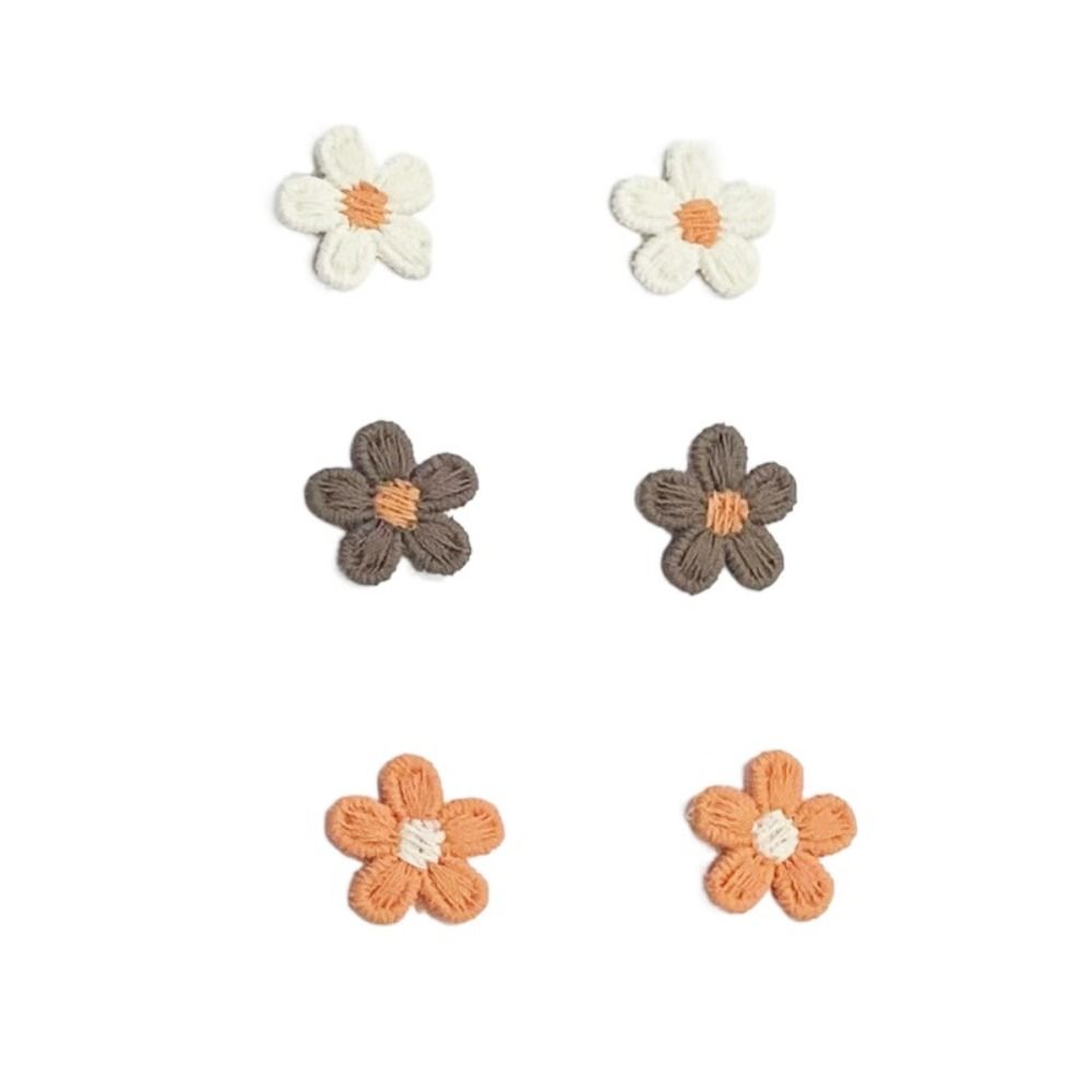 Embroidered Cute DIY Hair Clips Decoration Crafts Handmade Badge Headwear Appliques Patches