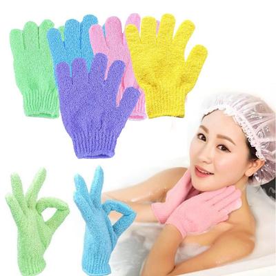 Exfoliating Shower Wash Cloth Moisturizing Bathing Cleaning Gloves  Bathroom Spa Products