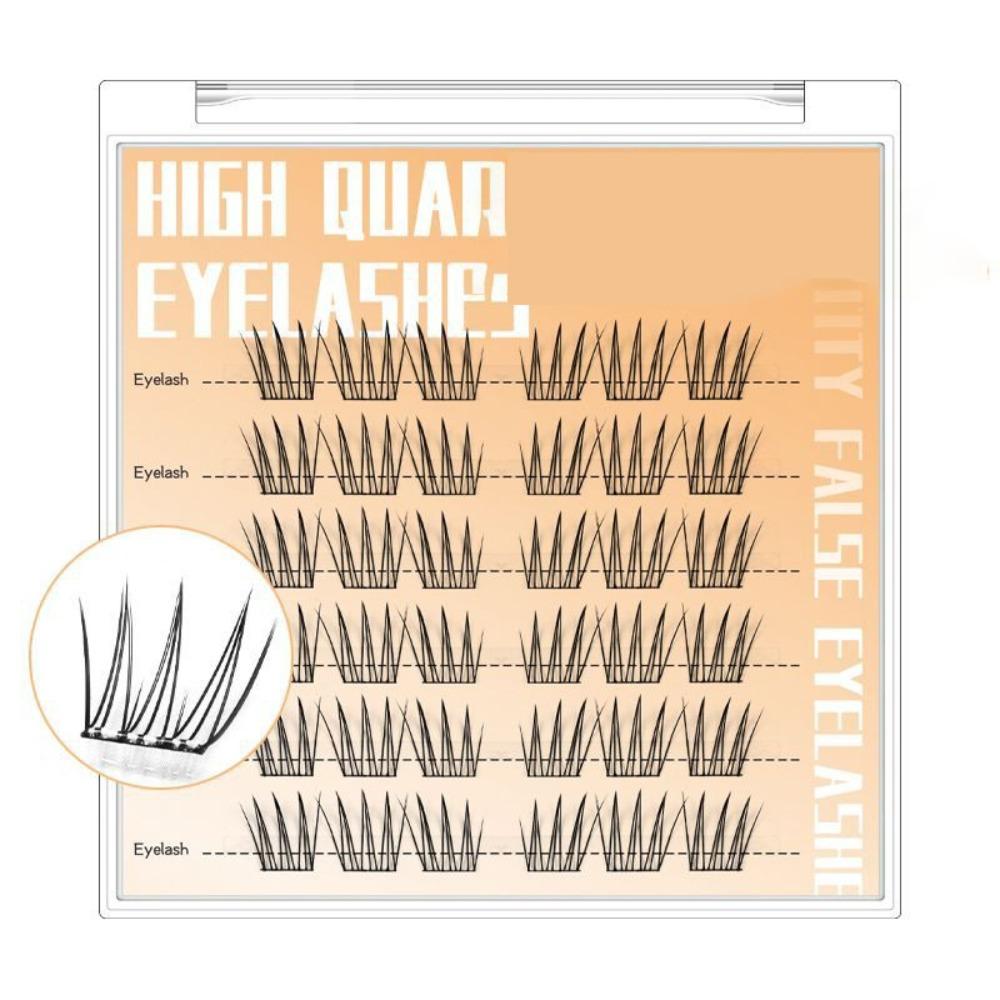 Single Cluster Artificial Eyelashes Self Adhesive Grafting Eyelashes False Eyelashes  Cosplay