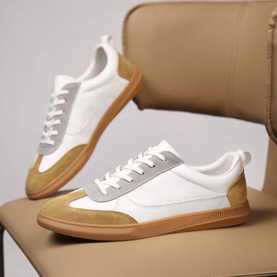 Luxe Merk Heren Casual Sneakers Echt Leer Gevulkaniseerde Schoenen Comfortabele Mannen Tenis Masculino Buiten Heren Casual Schoenen