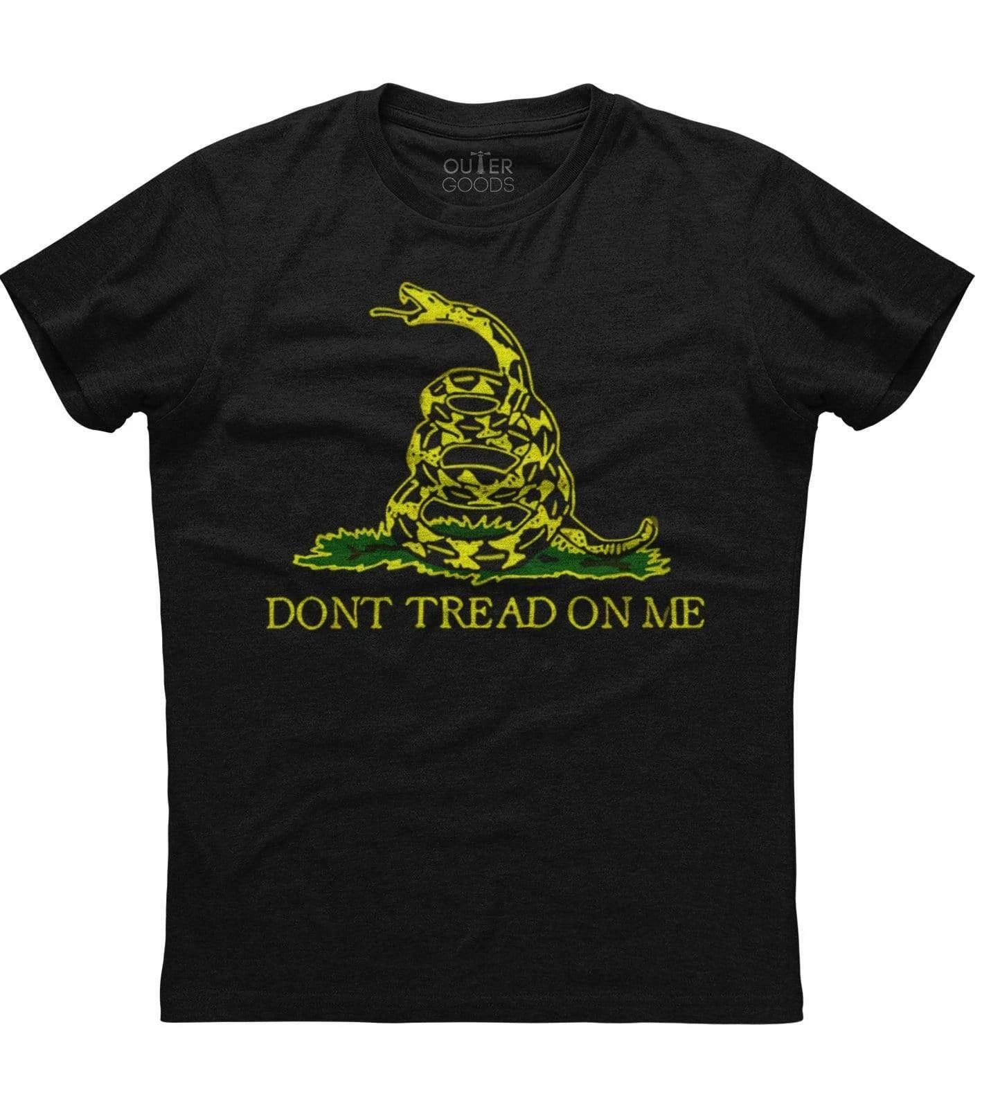 Don t Tread On Me T-Shirt American 2nd Amendment Patriotic Gun Owner M