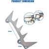 Dual Felling Dog Bumper Spikes Chain Catcher Set Replacement for Stihl 024 026 MS240 MS260 029 039 034 036 038 MS290 MS390 MS310 MS311 MS271 MS291