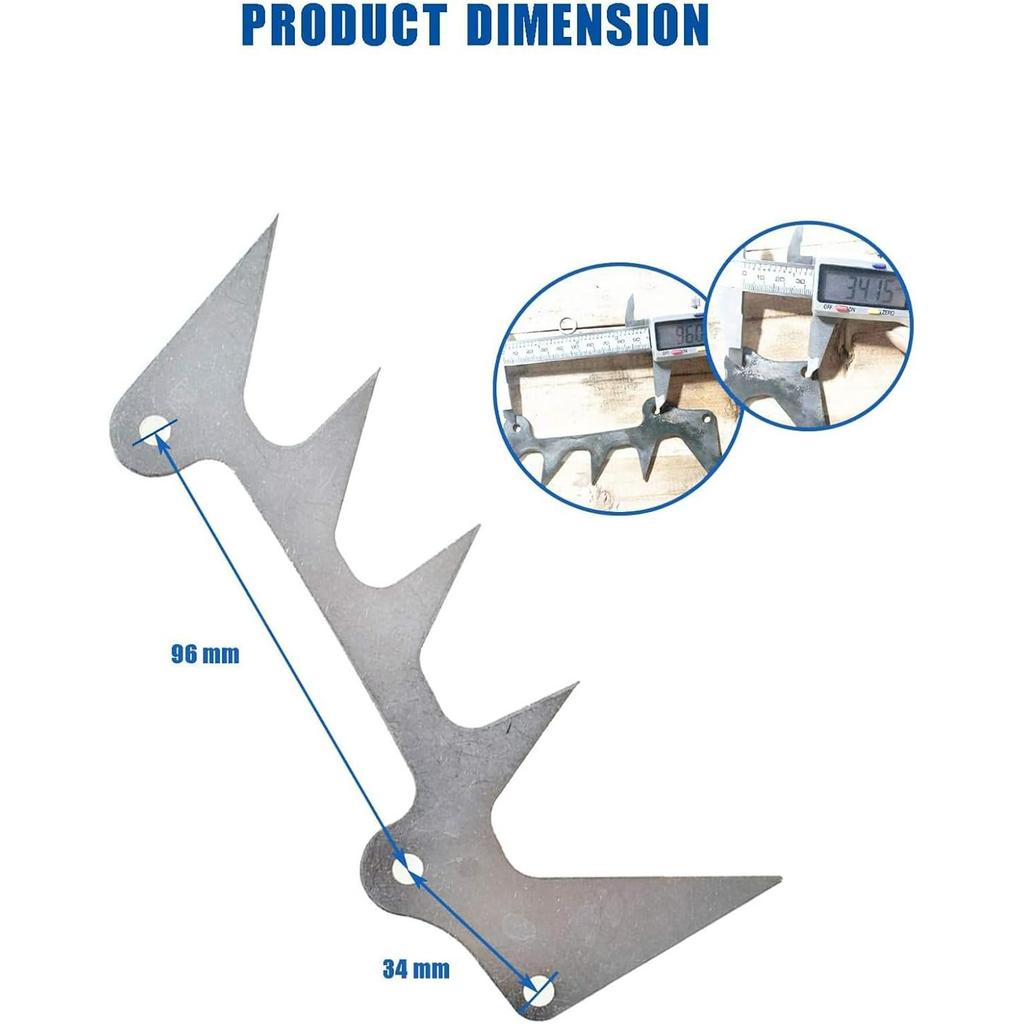 Dual Felling Dog Bumper Spikes Chain Catcher Set Replacement for Stihl 024 026 MS240 MS260 029 039 034 036 038 MS290 MS390 MS310 MS311 MS271 MS291