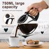 750ML Large Capacity Espresso Machine Household Office Thermal Insulation Coffee Maker Automatic Drip Coffee Machine