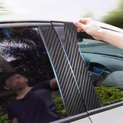 Automobilio statramsčio šaunūs lipdukai, asmenybę atspindintys kūrybingi B statramsčio apsauginiai plėvelės lipdukai, automobilio logotipo dekoratyviniai lipdukai, universalūs statramsčio lipdukai