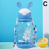 500ml Kids Water Sippy Cup Cute Cartoon Baby Cups With Cup Straws Bottles Leakproof Water Free F0B6