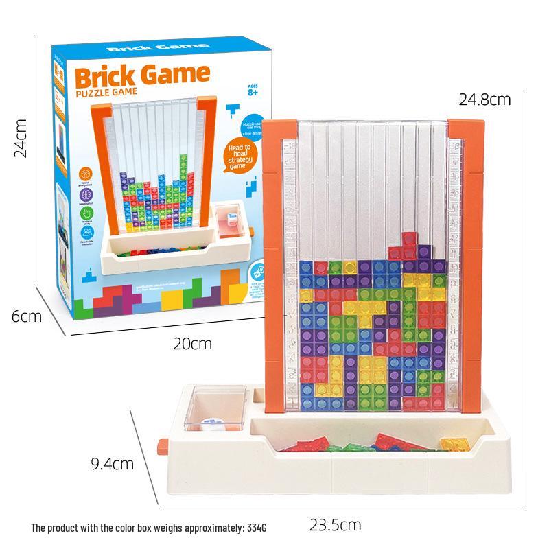 3D Creative Russian Cube: Children's Educational Tabletop Block Game