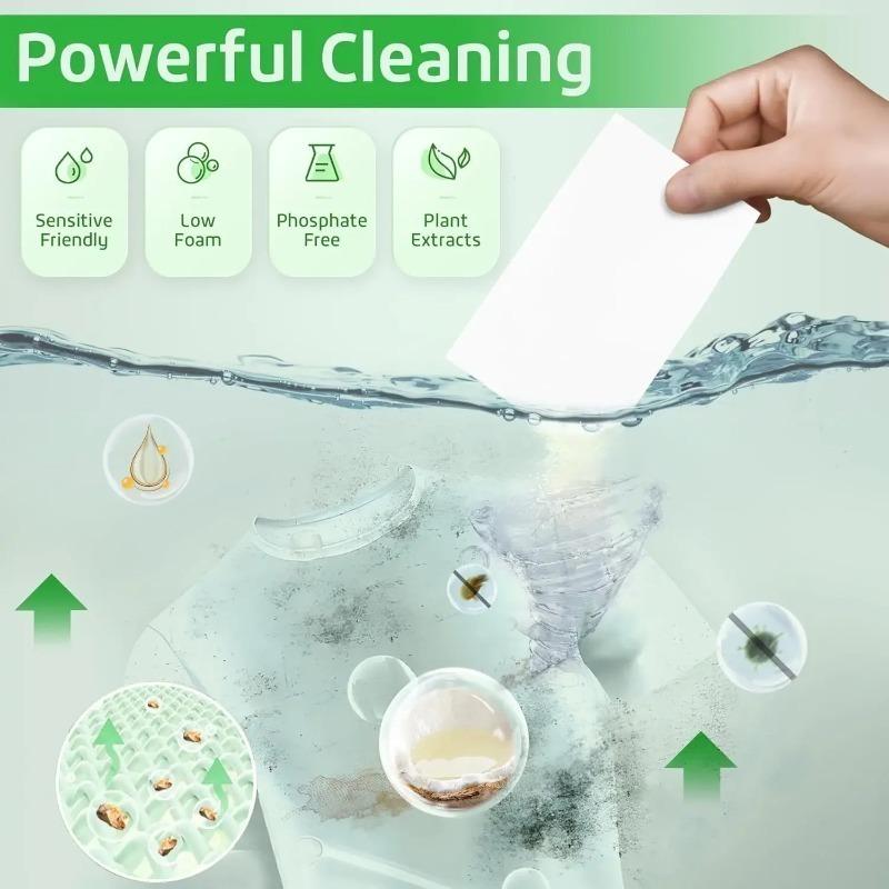 100PCS Laundry Color Absorbing Paper Anti-dyeing Laundry Tablets for Washing Machine Clean Clothes Color Catcher Sheets Laundry