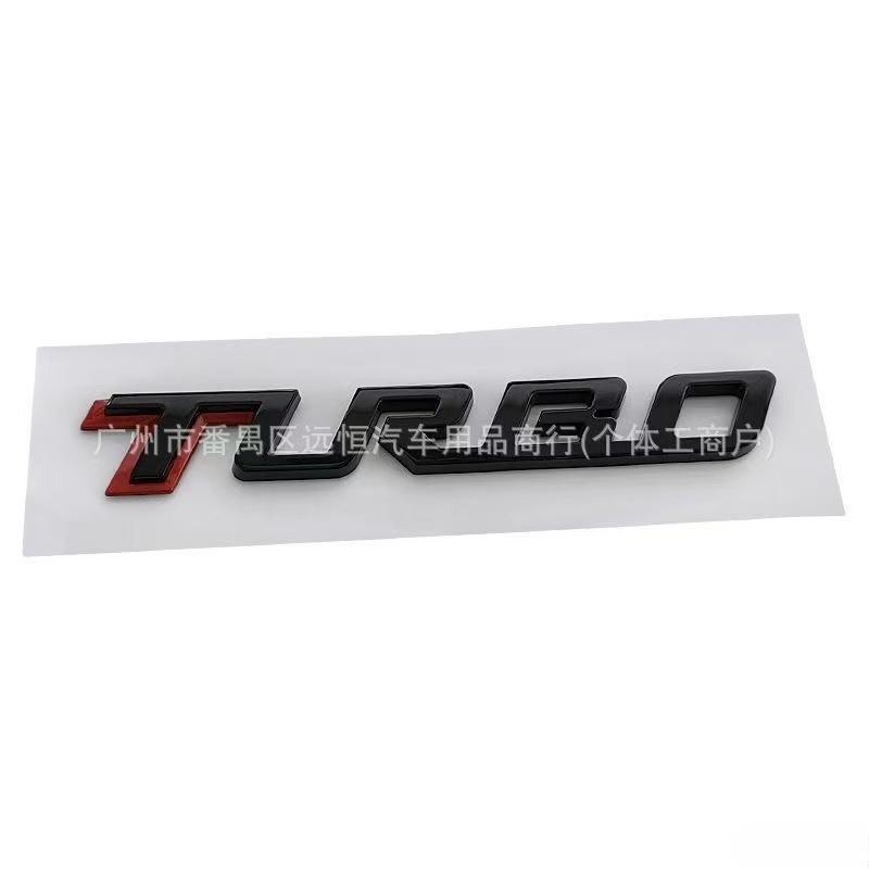 3D ABS TURBO Car Rear Letter Logo Badge Waterproof Styling Sticker Fit Malibu XL Turbo