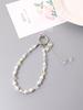 Multi Color Light Ins Rhinestone Bow Short Mobile Phone Pendant Wrist Style Versatile Pendant With Transparent Card
