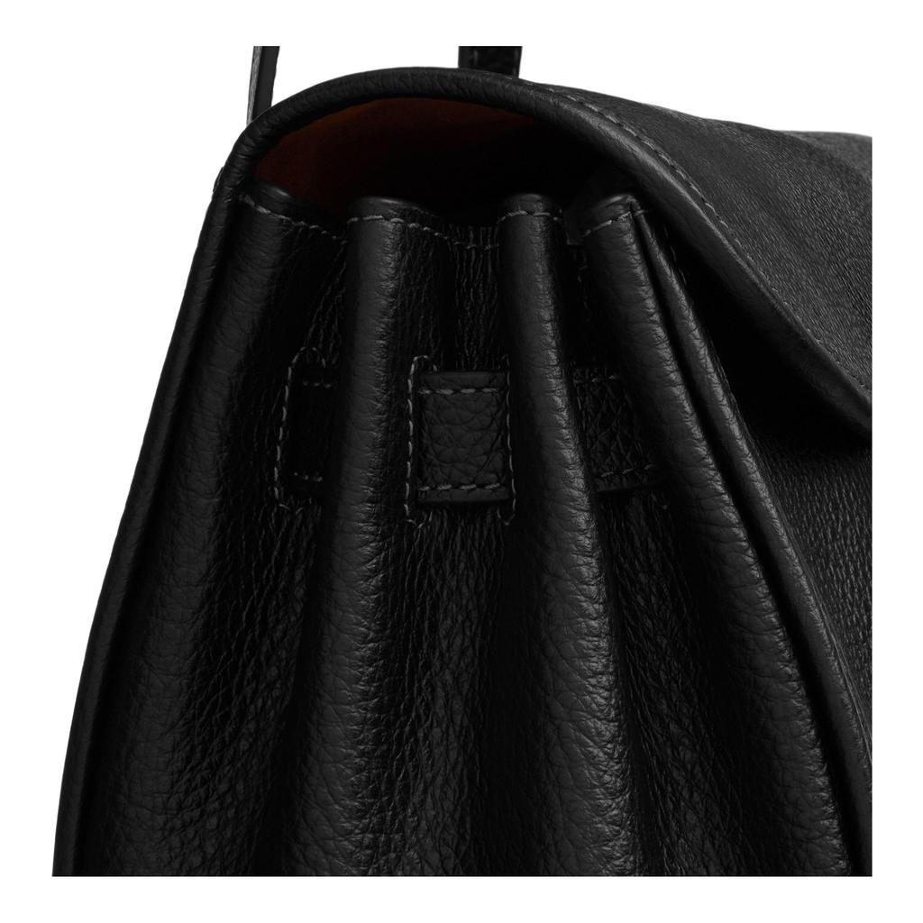 Coach Borsa a Spalla in Pelle con Design a Pattina Bridget 35 Grande Borsa a Spalla da Donna Nera CDB04-IMBLK