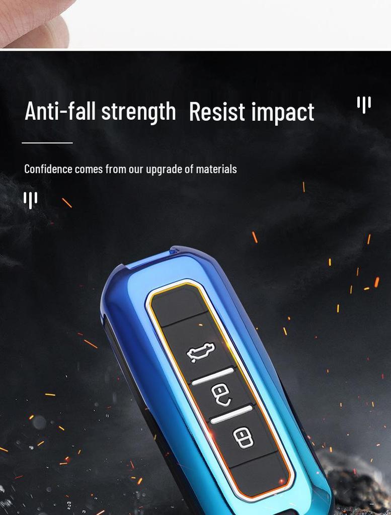 Baojun Car Key Case - Fits 3, 510, 730, 530, 5, 360 Models - New Metal Design