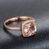 Sace Gems Classic Copper Alloy Zircon Ring Ladies Jewelry Wedding Promise Party Gift  Open