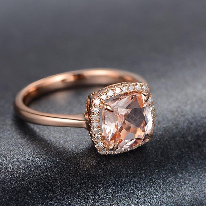 Sace Gems Classic Copper Alloy Zircon Ring Ladies Jewelry Wedding Promise Party Gift  Open