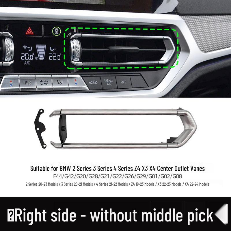 Klapky výdechů vzduchu první řady pro BMW řady 2, 3, 4, Z4, X3, X4 G Chassis