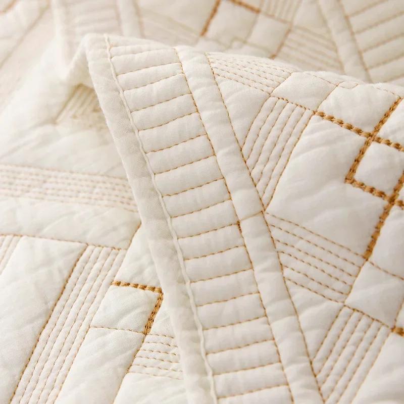 Living Room Lines Embossed Sofa Mat Simple Modern Anti Slip Dustproof Seat Cushion Seasonal Universal Sofa Cover Cloth Towel