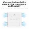 New Magnetic Digital Clock LED Temperature Display Kitchen Alarm Timer Black White Multi-Functional Home Hygrometer Home Use