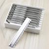 10pcs Safety Hair Shaving Blades Barber Stainless Steel Hairdressing Trimmer Thinning Cutting Blade Salon Hair Knife Razor Blade