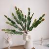13 Inch Artificial Cactus with Purple Flowers Realistic Unpotted Fake Cactus Plant for DIY Flower Arrangement Outdoor Indoor Garden Home Decor