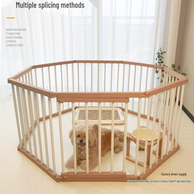 Indoor Anti-Escape Dog Fence: Adjustable Height Protective Barrier for Small Pets