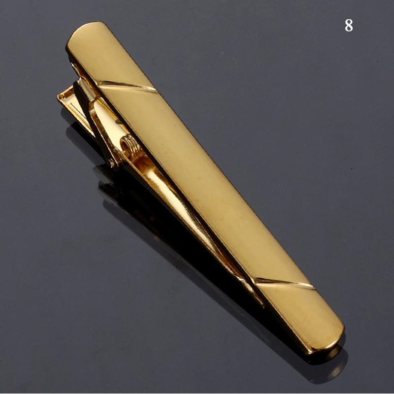 New Fashion Men'S Tie Clips Metal Necktie Daily Business Wedding Ceremony Tie Clip Pin Men Fashion Party Jewelry Accessories Gif