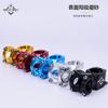 Aluminum Hollow Stem Mountain Bike Handlebar 25.4mm Clamp Diameter Short Bicycle Accessory