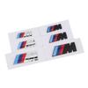 2 Stück passend für BMW M-Standard ABS-Kunststoff-Beschriftung 1/3/5/7 Serie Seiten-Standard Kotflügel M-Standard X1X3X5m Sport Heck-Beschriftung.
