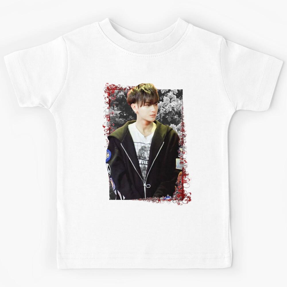 Huang Zitao EXO Tao Korean Kpop Floral Design Kids T-Shirt 170