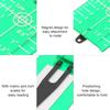 Laser Target Magnetic Floor Target Plate with Bracket, Standard Accessory suitable for Green Beam Laser Level Red Green