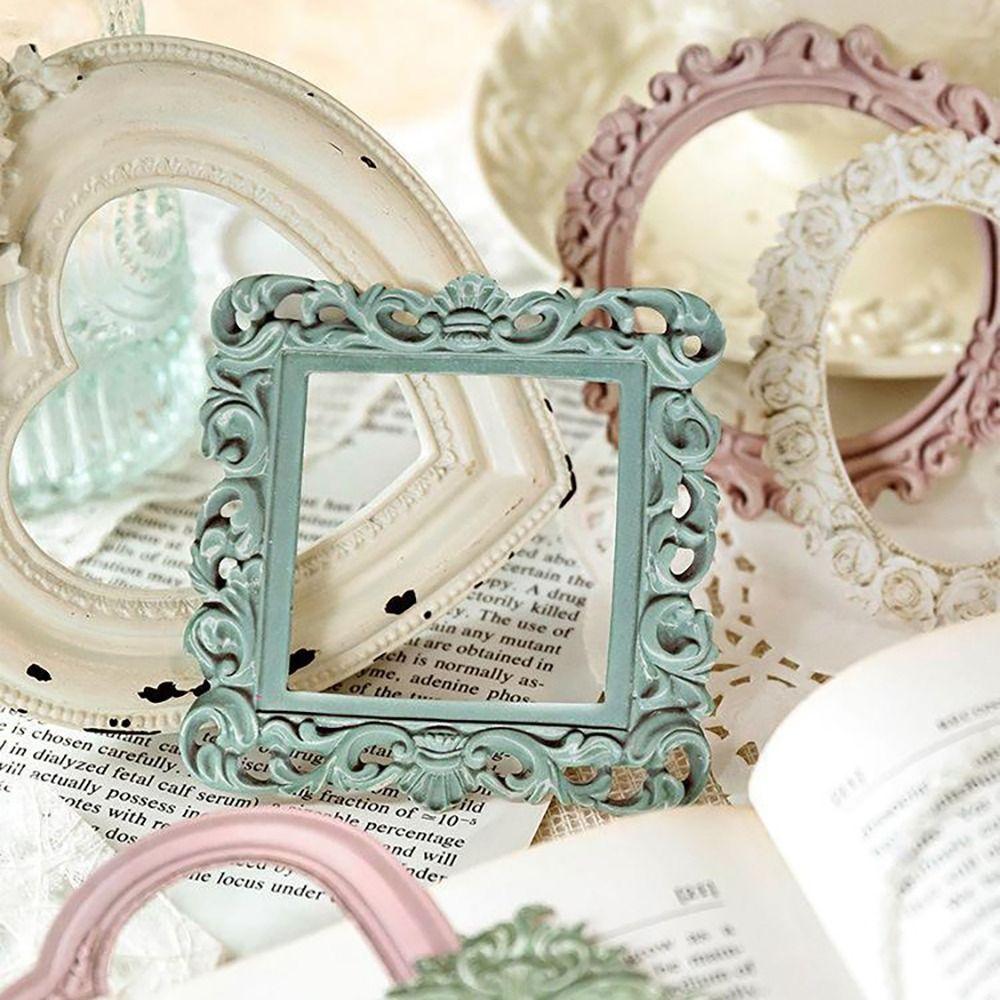 A Set Relievo Vintage Hollow Embossed Materials Frame Scrapbook Decoration Paper  DIY Crafts
