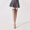 1 Pair Summer High Elastic Thigh High Stockings Striped Non-Slip Nylon Over The Knee Stockings Night Club Long Socks Lingerie