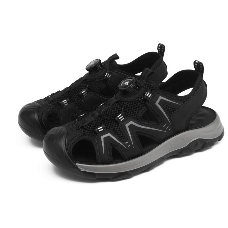 

Summer Outdoor Sandals Shoes Men Outdoor Lightweight Anti-slip Breathable Water-resistant Breathable Casual Shoes Men 39 чёрный