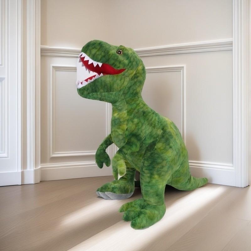 Rex Cartoon Tyrannosaurus Animal Stuffed Doll Dinosaur Plush Toy Gift Birthday