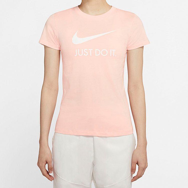 Nike T Shirt Women's Washed Coral Red CI1384-664